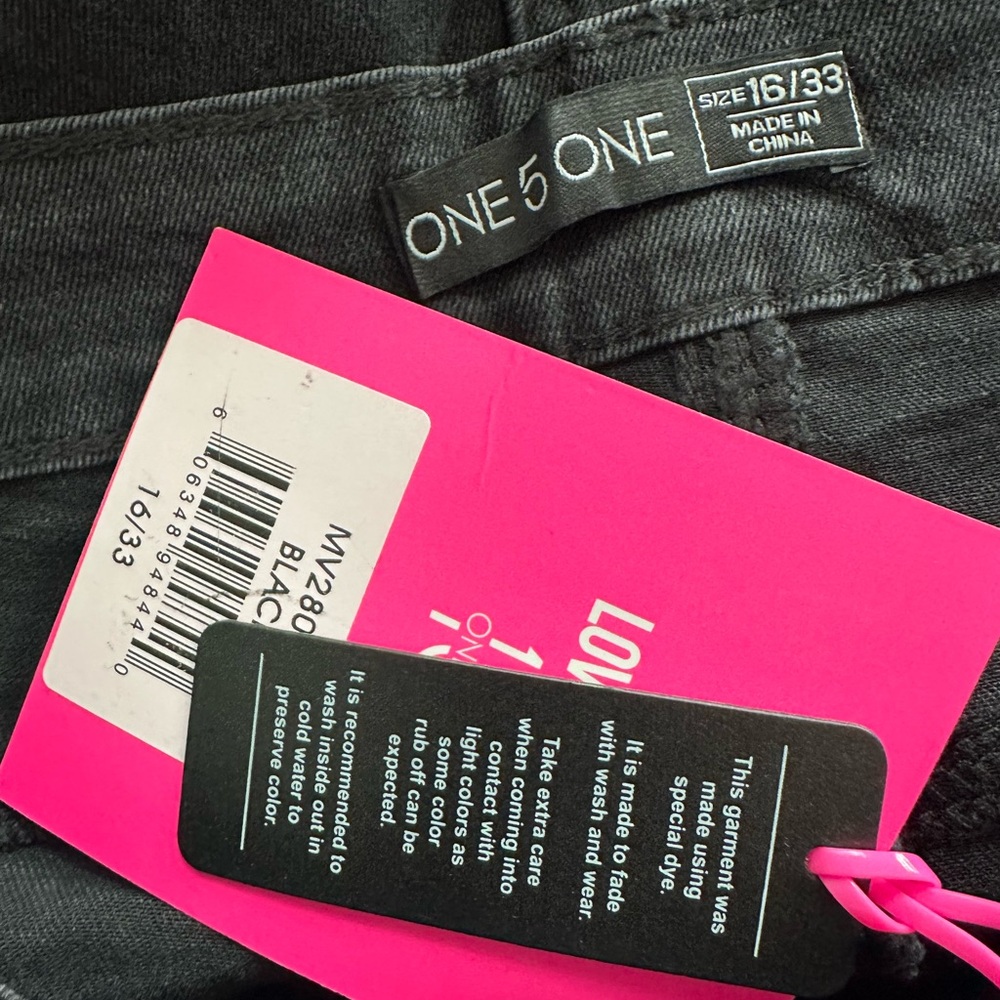 🆕One 5 One High Rise Flare Rhinestones Jeans - Picture 13 of 13